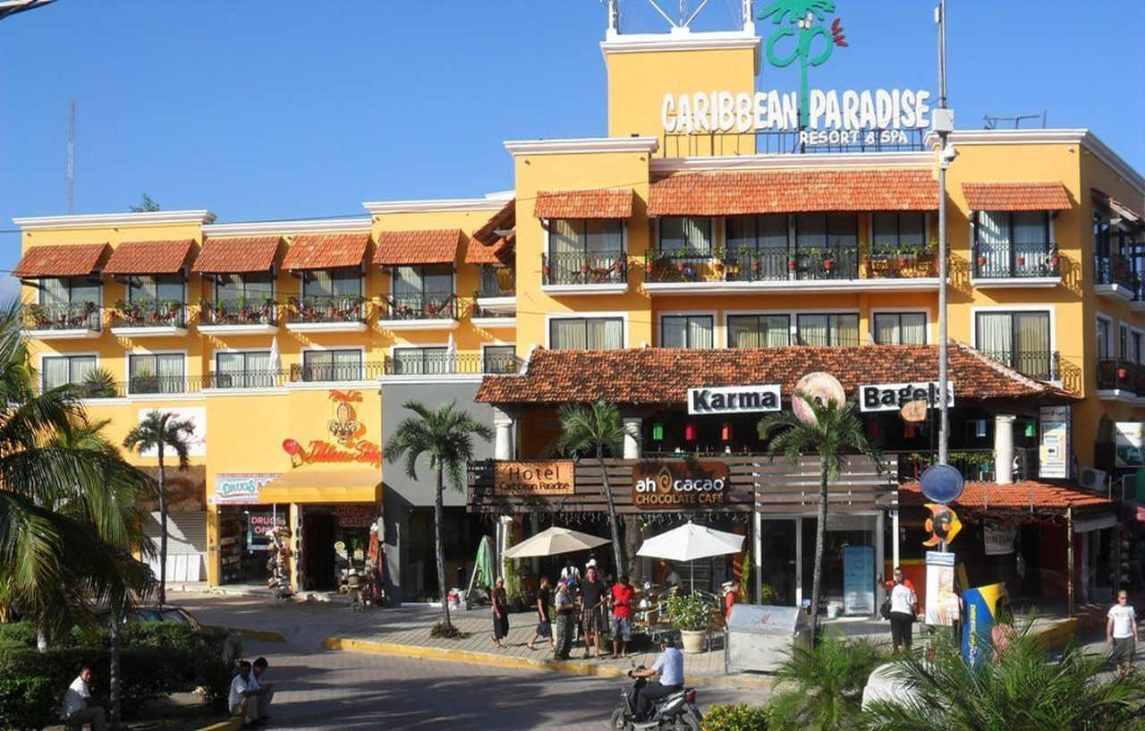 Caribbean Paradise Hotel & Spa - 5Th Avenue Плая дел Кармен Екстериор снимка